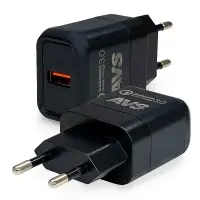 USB сетевое зарядное устройство AVS 1 порт UT-713 Quick Charge (1.5-3A)