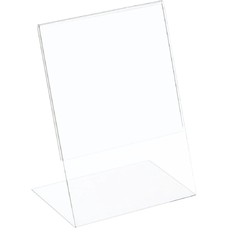 Ценникодержатель настольный из акрила верт L-образная ACR-PRICERA5, 1шт/уп