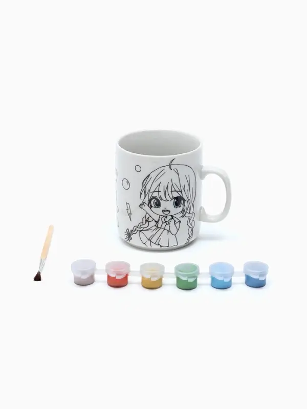 Кружка керамика для росписи "Милые друзья" старый 9825280