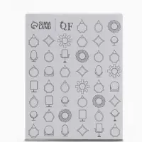 Зеркало настольное, трюмо, 12.5&times;15.3 см, (5&times;11&times;15 см), МИКС