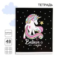 Тетрадь в клетку 48 листов, картонная обложка, «Минни Маус» Тетрадь в клетку 48 листов, картонная обложка, «Минни Маус»