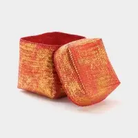 Корзинка плетёная &laquo;Голден&raquo;, 25&times;25&times;30 см, розовая