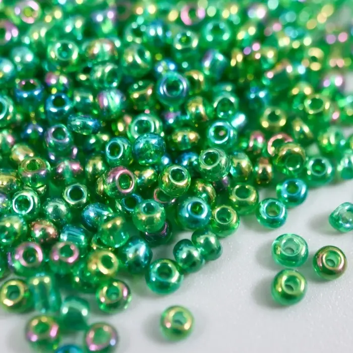 Бисер круглый размер 12/0  Бисер круглый размер 12/0 "Темная бирюза" 20 гр