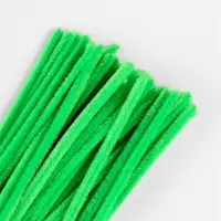 Синельная проволока, набор 50 шт., зелёная, 30 см