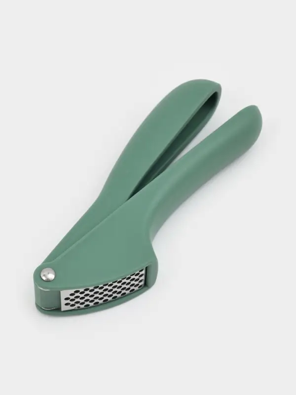 Пресс для чеснока Доляна &laquo;Уточка&raquo;, 16 см, зелёный