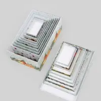 Набор подарочных новогодних коробок 10 в 1 &laquo;Мандариновое счастье&raquo;, 32.5&times;20&times;12.5 - 12&times;7&times;4 см