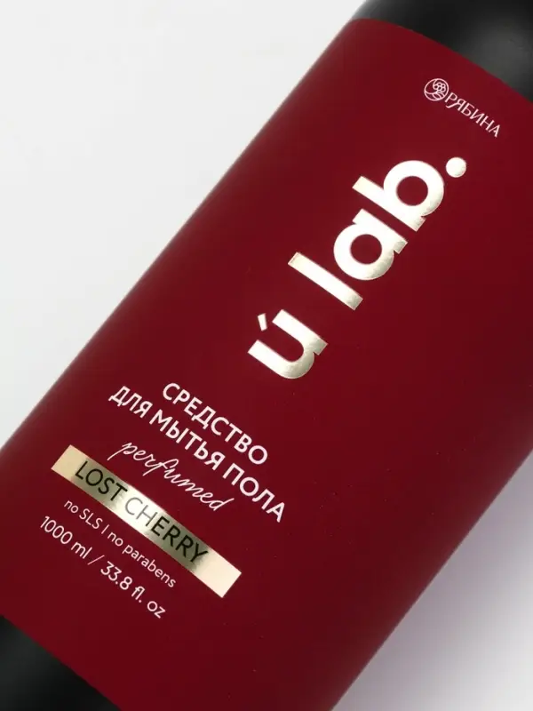 Средство для мытья пола парфюмированное, аромат Lost Cherry, 1000 мл, ULAB
