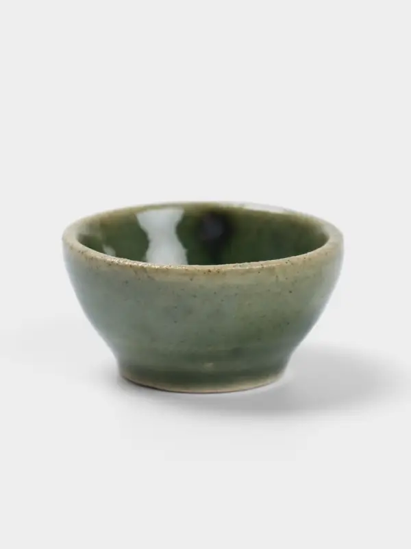 Соусник, 3.5&times;3.5&times;1.5 см, керамика, светло-зелёный