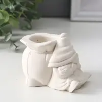 Фигура с подставка для мелочей «Гном с мешком», 6.5×9.5×6.5 см