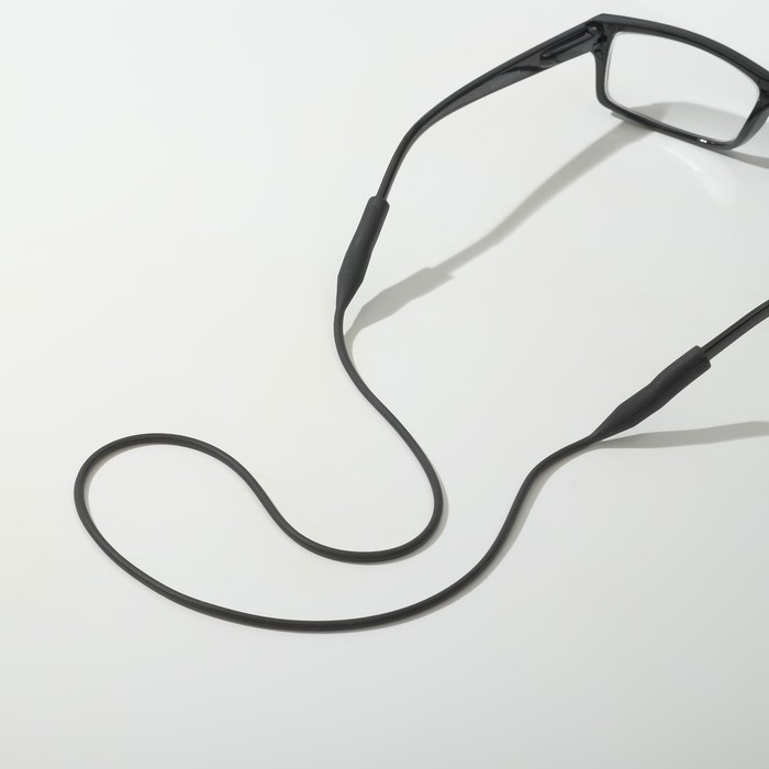 Шнурок силиконовый для очков №1 Чёрный Шнурок силиконовый для очков №1 Чёрный