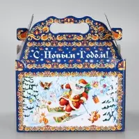 Подарочная новогодняя коробка &laquo;Олимпиада&raquo;, для сладких подарков, 20&times;12&times;19 см