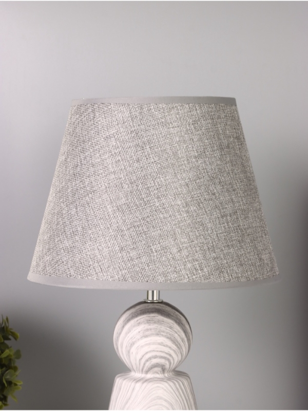 Лампа настольная Лампа настольная "Мудрость" 1х40Вт Е27 серый 25х25х39,5см МОДЕЛЬ: