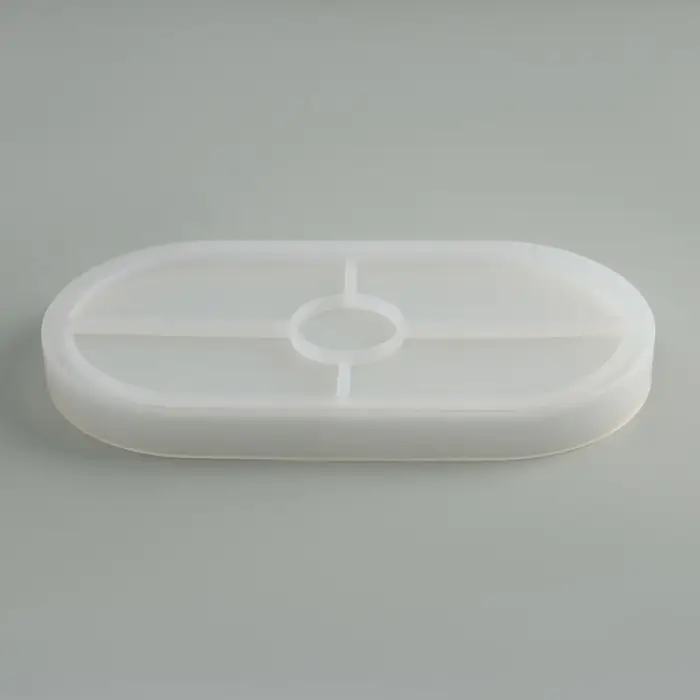 Подставка из гипса. Набор для создания поддона с красками «Овал»