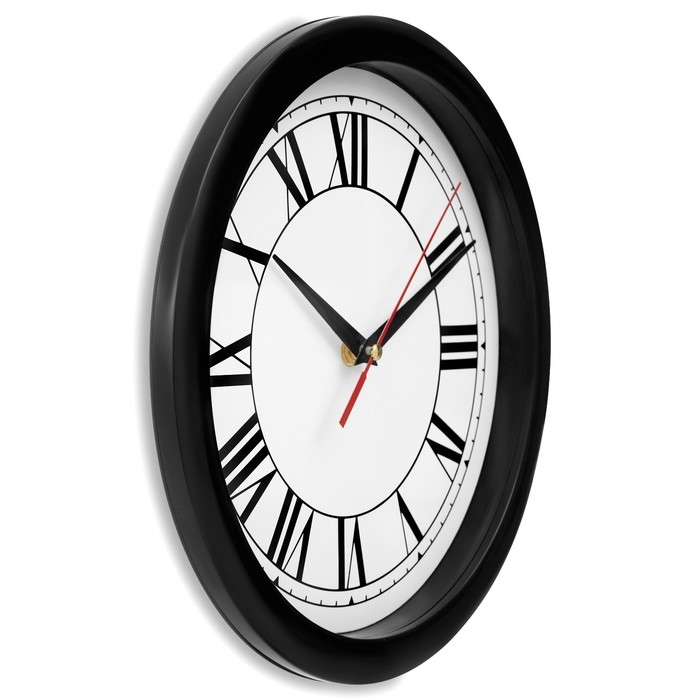 Часы настенные, d-28 см, интерьерные, Классика, бесшумные Часы настенные, d-28 см, интерьерные, Классика, бесшумные