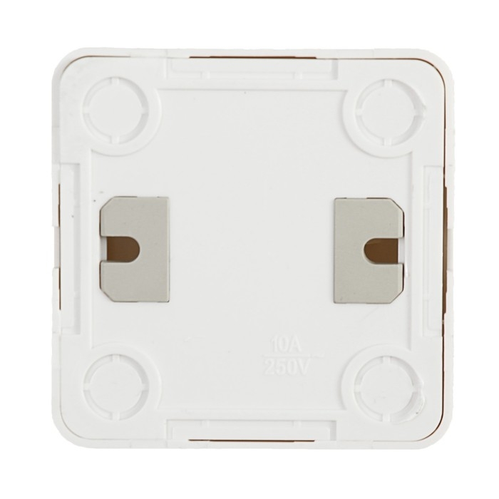 Выключатель Luazon Lighting "СПБ", 10 А, 2 клавиши, белый