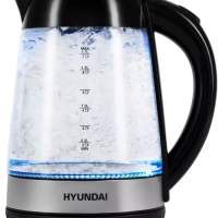 Чайник HYK-G3803 1,7л 2200Вт черный (стекло)