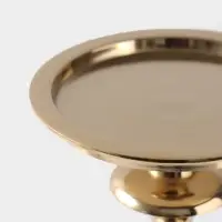 Подсвечник &laquo;Эйфория&raquo;, 12&times;12&times;31.5 см, алюминий