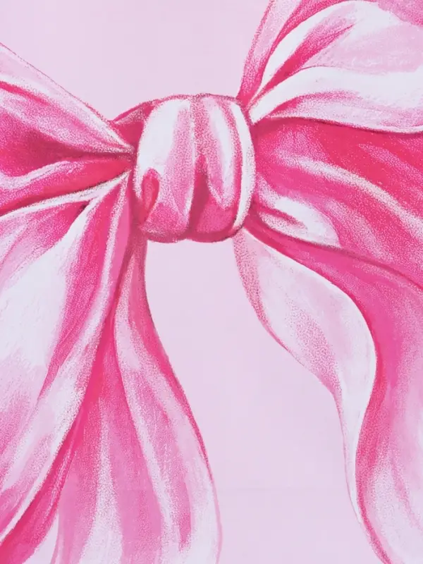 Пакет подарочный "Розовый бант" ламинированный 18 х 22,3 х 10 см