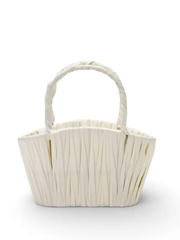 Корзина пластик 16 х 19 х 10 см, ручка__ белый