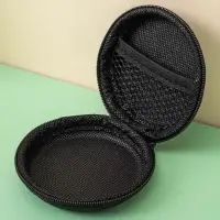 Футляр для наушников Luazon, круглый 8&times;8&times;3 см, кожзам