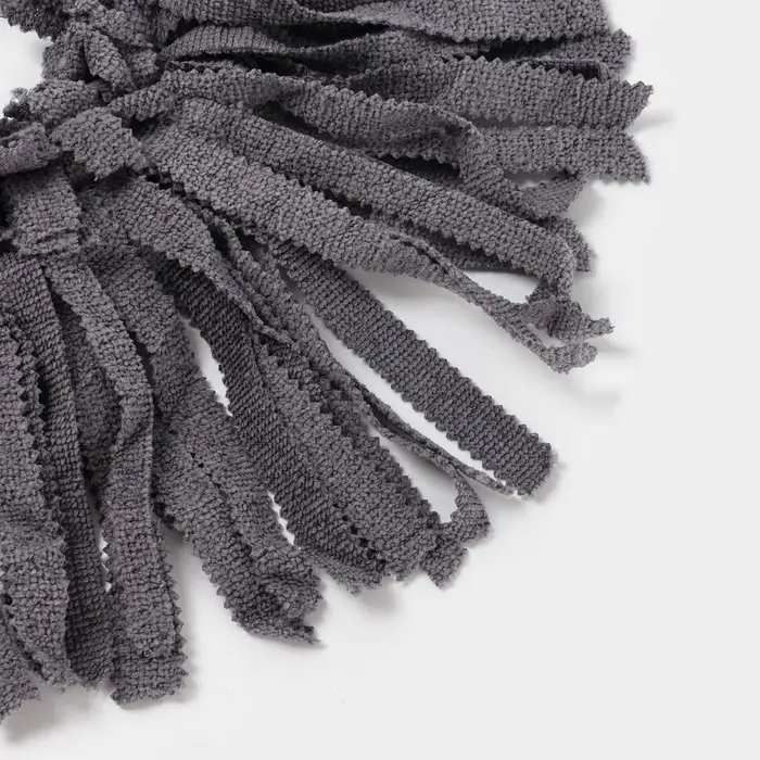 Насадка для швабры с отжимом - центрифугой, кольцо 16 см, серая