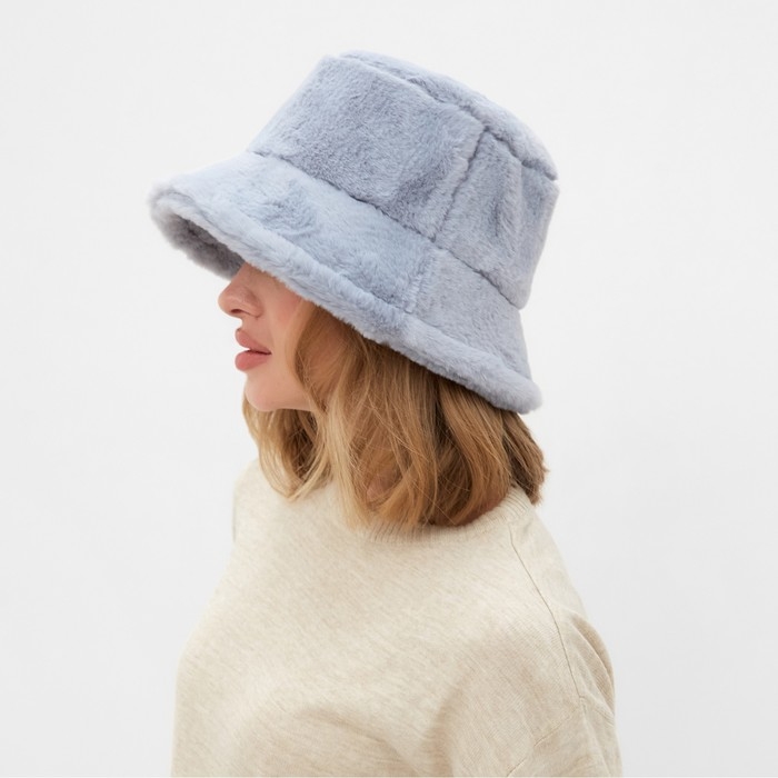 Панама зимняя MINAKU one size 52-58 серый Панама зимняя MINAKU one size 52-58 серый