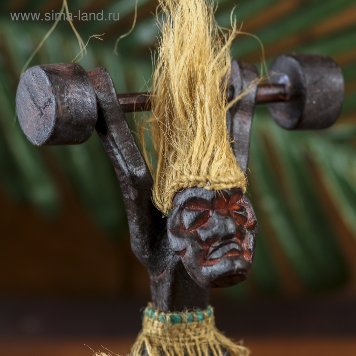 Сувенир дерево Сувенир дерево "Абориген-штангист" 30 см