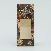 Коробка складная «Ёлочные игрушки», 6 х 14.5 х 3.5 см
