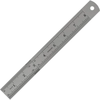 Линейка металлическая 20 см Attache