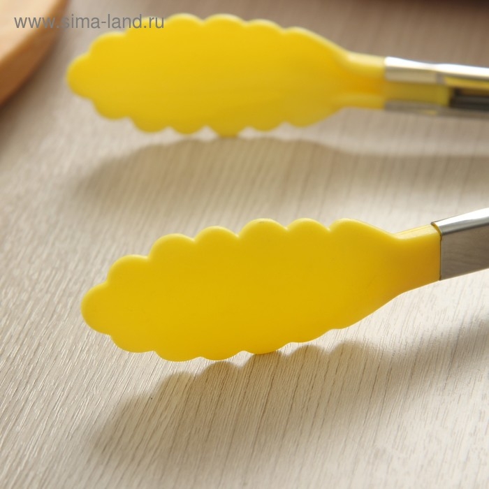 Щипцы универсальные Доляна «Лист», 18 см, цвет МИКС Щипцы универсальные Доляна «Лист», 18 см, цвет МИКС