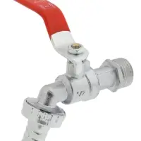 Кран водоразборный со штуцером ZEIN Engr, 1/2"