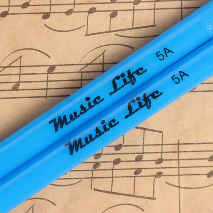 Барабанные палочки Music Life 5 А синие, светящиеся