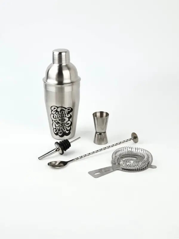 Подарочный набор барный &laquo;Bartender&raquo;: 5 предметов, карточки с рецептами