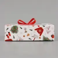 Коробка подарочная новогодняя складная &laquo;С новым годом&raquo;, 16.5&times;12&times;5 см