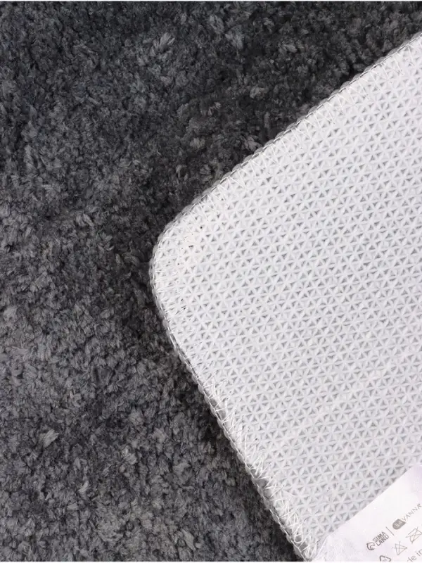 Коврик Savanna, 40&times;60 см, ворс 2 см, микрофибра, тёмно-серый