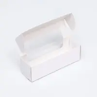 Кондитерская упаковка, белая, 16×5×5 см