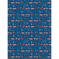 Бумага упаковочная для сувен. продукции с рисунком, 80г/м2 100х70 арт.95234