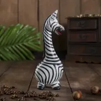 Сувенир «Зебра-толстячок», 18×6×5 см, дерево Сувенир «Зебра-толстячок», 18×6×5 см, дерево
