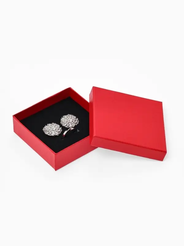 Коробочка подарочная под набор &laquo;Минимал&raquo;, 9&times;9 см, (полезная часть 8.5&times;8.5 см), красная