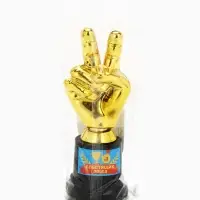 Кубок наградная фигура &laquo;Блестящих побед&raquo;, пластик, 13.5&times;5.7&times;5.1 см