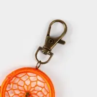 Брелок ловец снов, 17 см, оранжевый Брелок ловец снов, 17 см, оранжевый