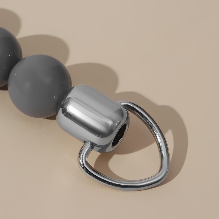 Ручка для сумки, 34 × 1,5 см, цвет серый Ручка для сумки, 34 × 1,5 см, цвет серый