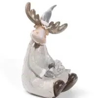 Фигурка декоративная &laquo;Лосик с леденцом/подарком&raquo;, 5.6&times;6.5&times;9.7 см, МИКС
