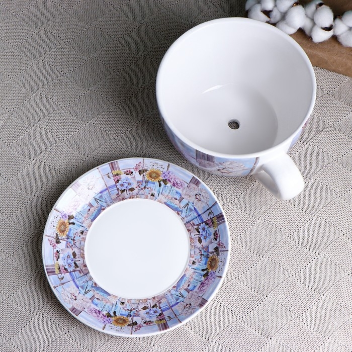 Горшок в форме чашки Горшок в форме чашки "Блум" марсель, 19х24х12см 23х19х12см