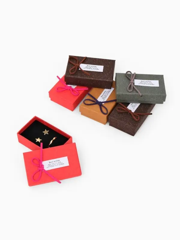 Набор коробочек подарочных 6 шт. под набор &laquo;Шильдик&raquo;, 5&times;8 см, цвет МИКС