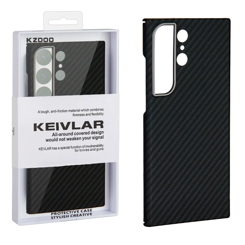 Чехол SAM S23 Ultra Kevlar Black K-DOO Чехол SAM S23 Ultra Kevlar Black K-DOO