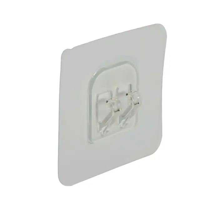 Держатель с клейкой поверхностью ТУНДРА, 60х60 мм, набор 6 шт