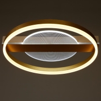 Люстра с ПДУ 1343/2 LED 100Вт 3000-6000К золото 52х50х9 см BayerLux