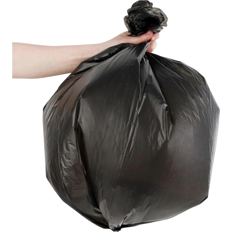 Мешки для мусора ПНД Элементари &nbsp;60л 15мкм 20шт/рул черный 60х80