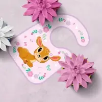 Нагрудник для кормления &laquo;Олененок&raquo; непромокаемый на липучке, с карманом